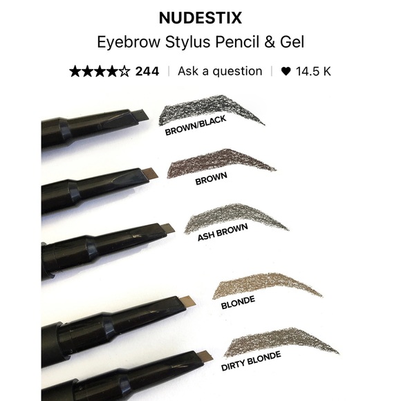 Nudestix eyebrow pencil and gel - Picture 2 of 7